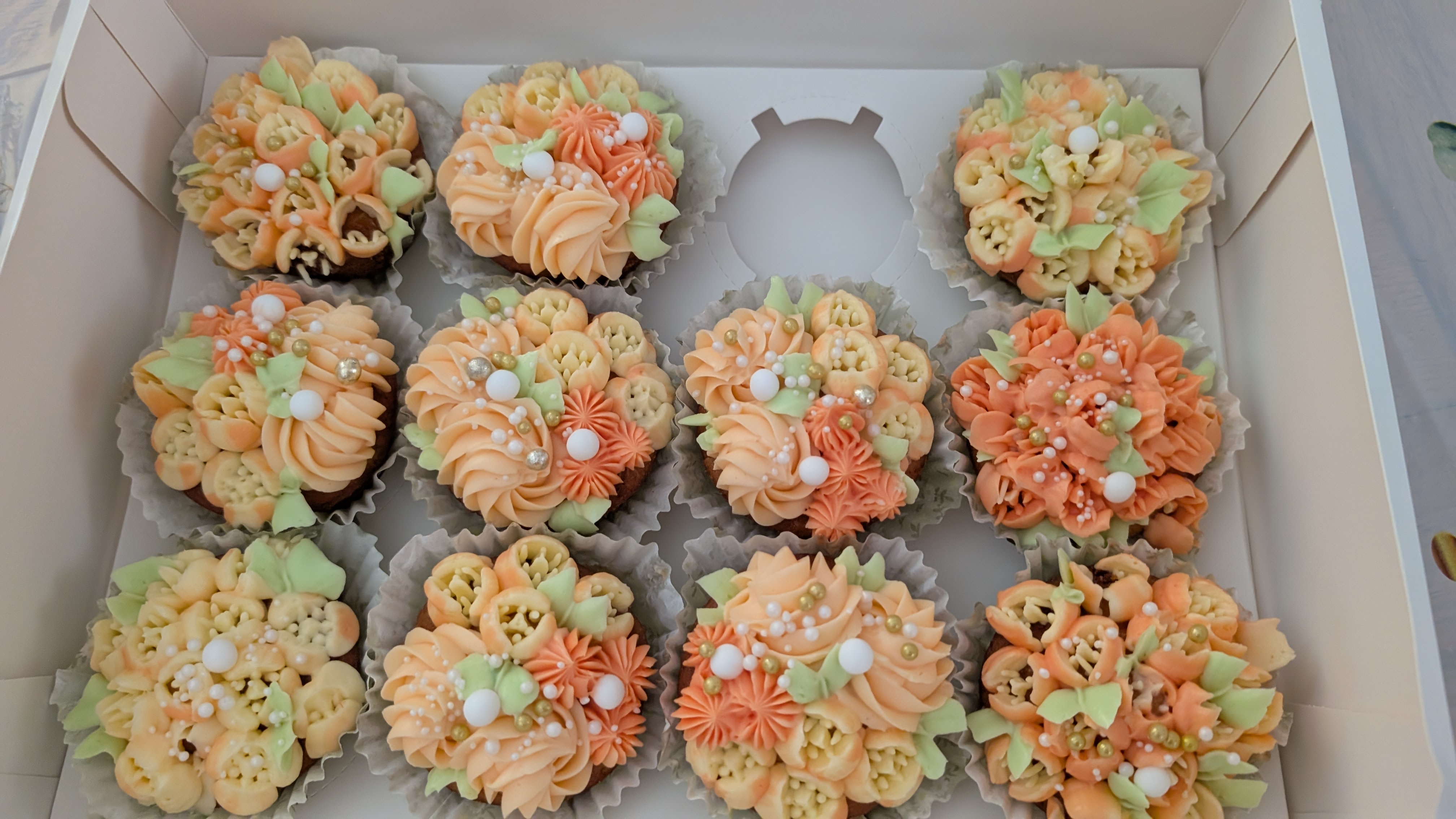 Orangen Cupcakes
